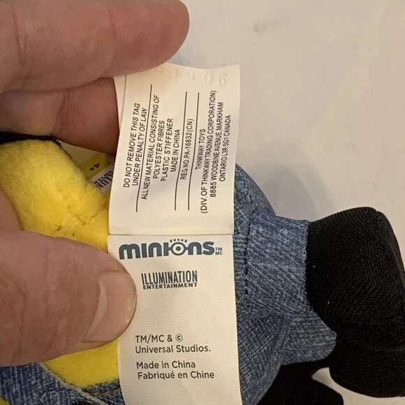 Despicable Me Minions Movie Stuart 6 Inch Plush Illumination Entertainment - Picture 9 of 12